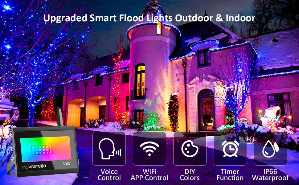 Novostella Blaze Smart Flood Light 30W WiFi